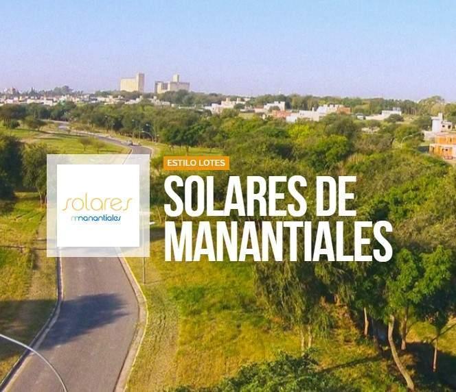 Terreno en Solares de Manantiales, apto dúplex. 305 m2