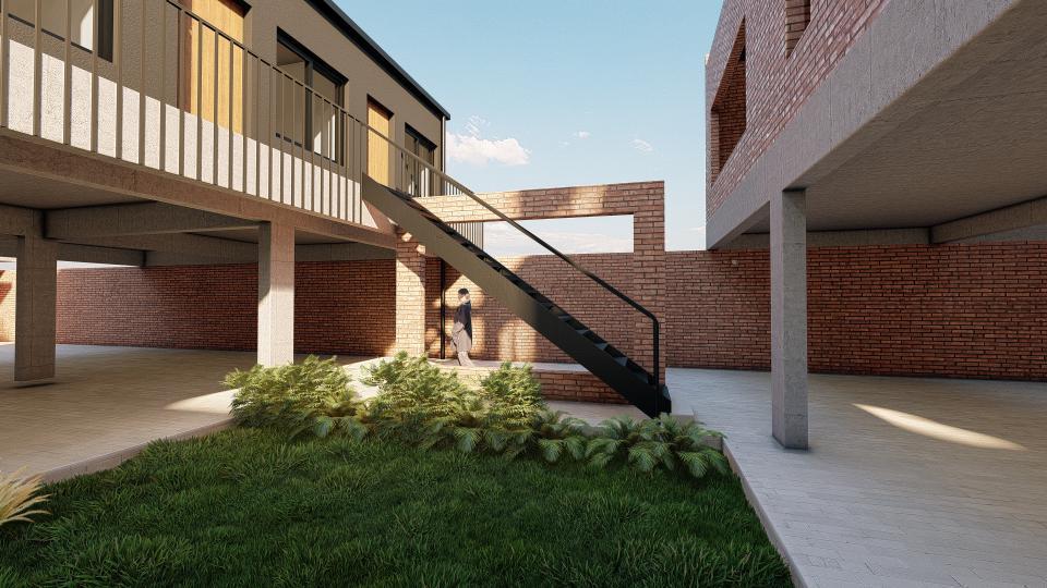 Departamento a estrenar 3 ambientes en venta en lujan planta baja con patio y cochera