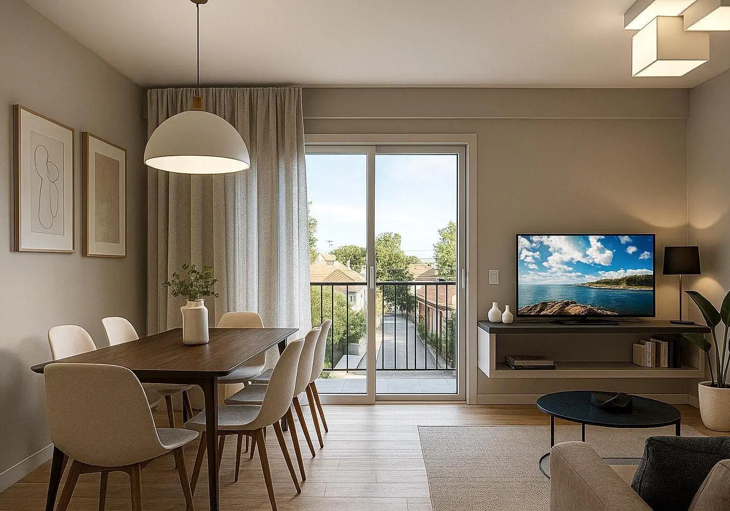departamento a estrenar semipiso 3 ambientes en venta en lujan centro con balcón y cochera 4