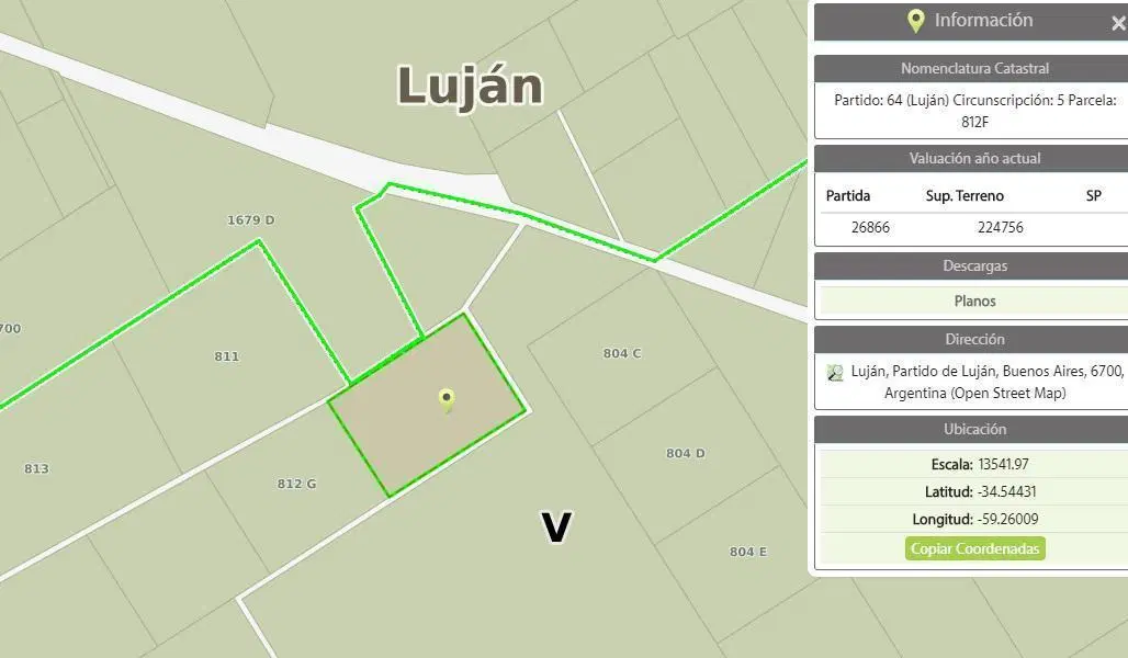 Campo de 22 hectareas a la venta en lujan proximo a acceso oeste 2