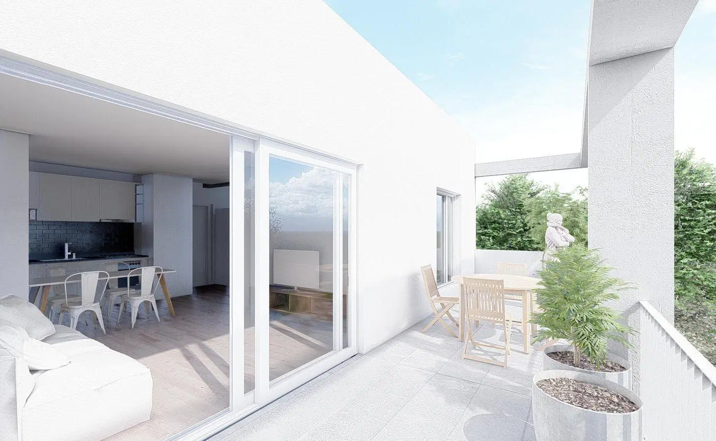 Departamento a estrenar 2 ambientes en venta en lujan centro con terraza y cochera 2