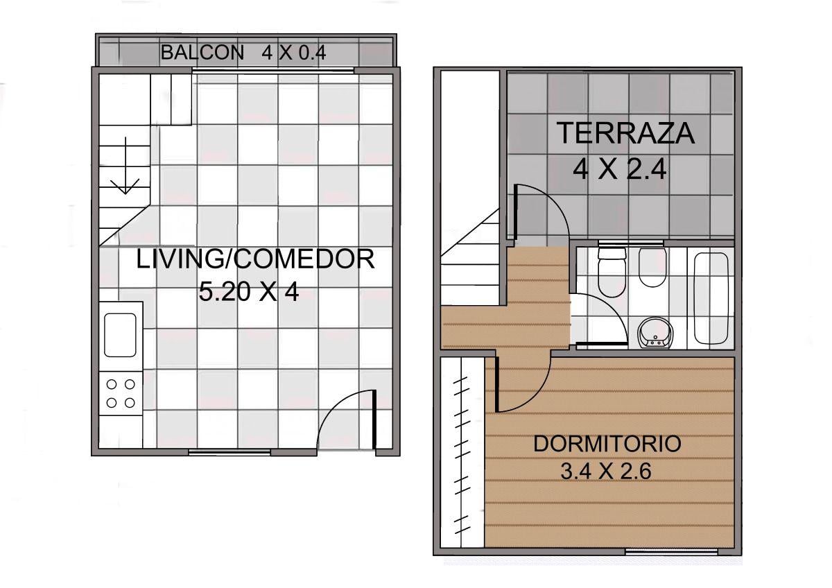 Excelente 2 amb com balcón - terraza - cochera y bajas expensas