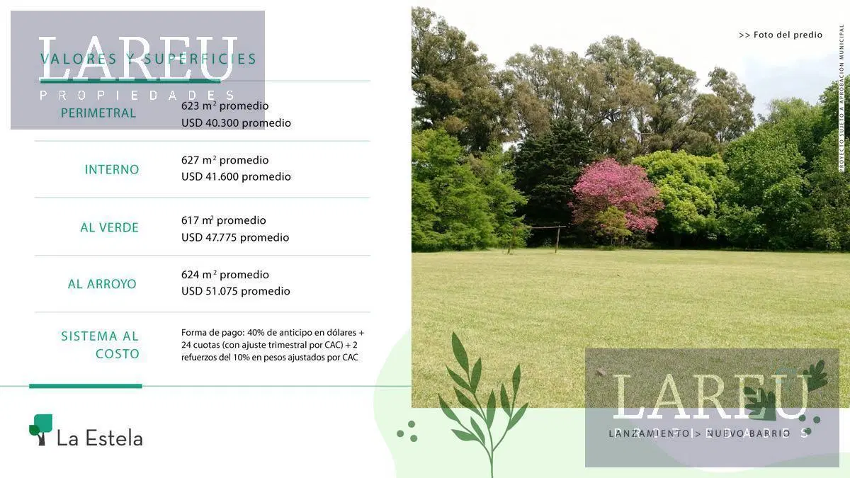 Terreno en venta en LA ESTELA PILAR 4