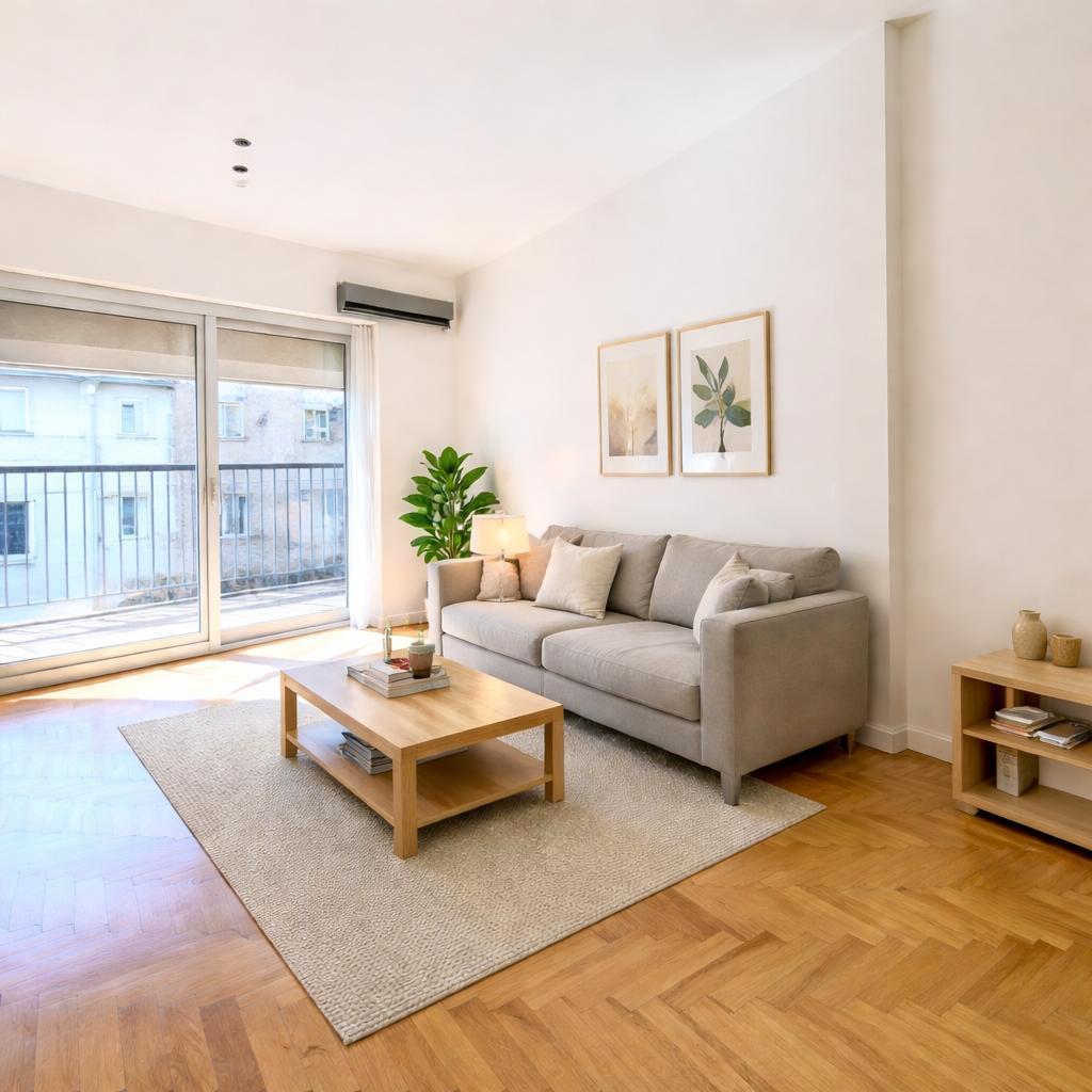 Monoambiente con balcón al frente | Piso 2º | Muy Luminoso | Apto Crédito | Recoleta límite Palermo