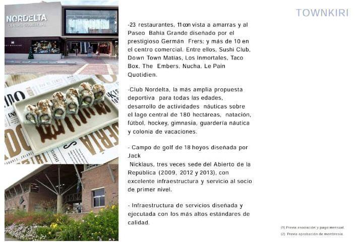 Departamento 3 Ambientes en venta con Jardín En Town Kiri Nordelta