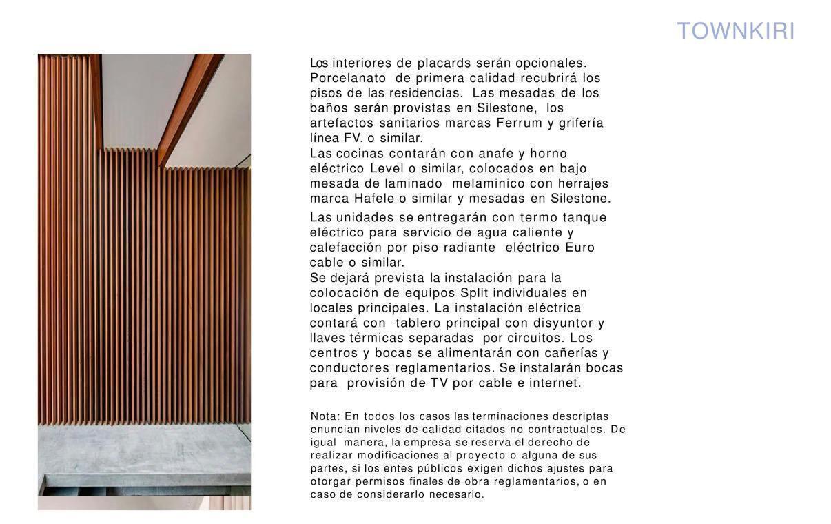 Departamento 3 Ambientes en venta con Jardín En Town Kiri Nordelta