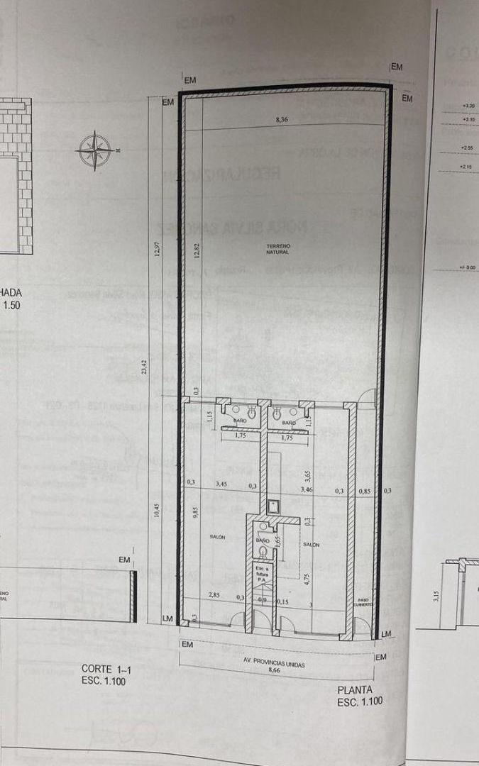 Foto de VENTA TERRENO CON 2 LOCALES COMERCIALES Y TERRENO, imagen 3