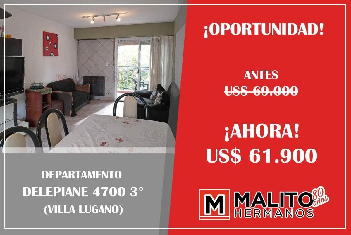 Venta Departamento en Torre 4 Ambientes con Balcón en Barrio Copello - Villa Lugano 4
