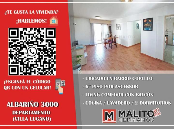 Venta Departamento 3 Ambientes con Balcón en Torre de Vivien 2