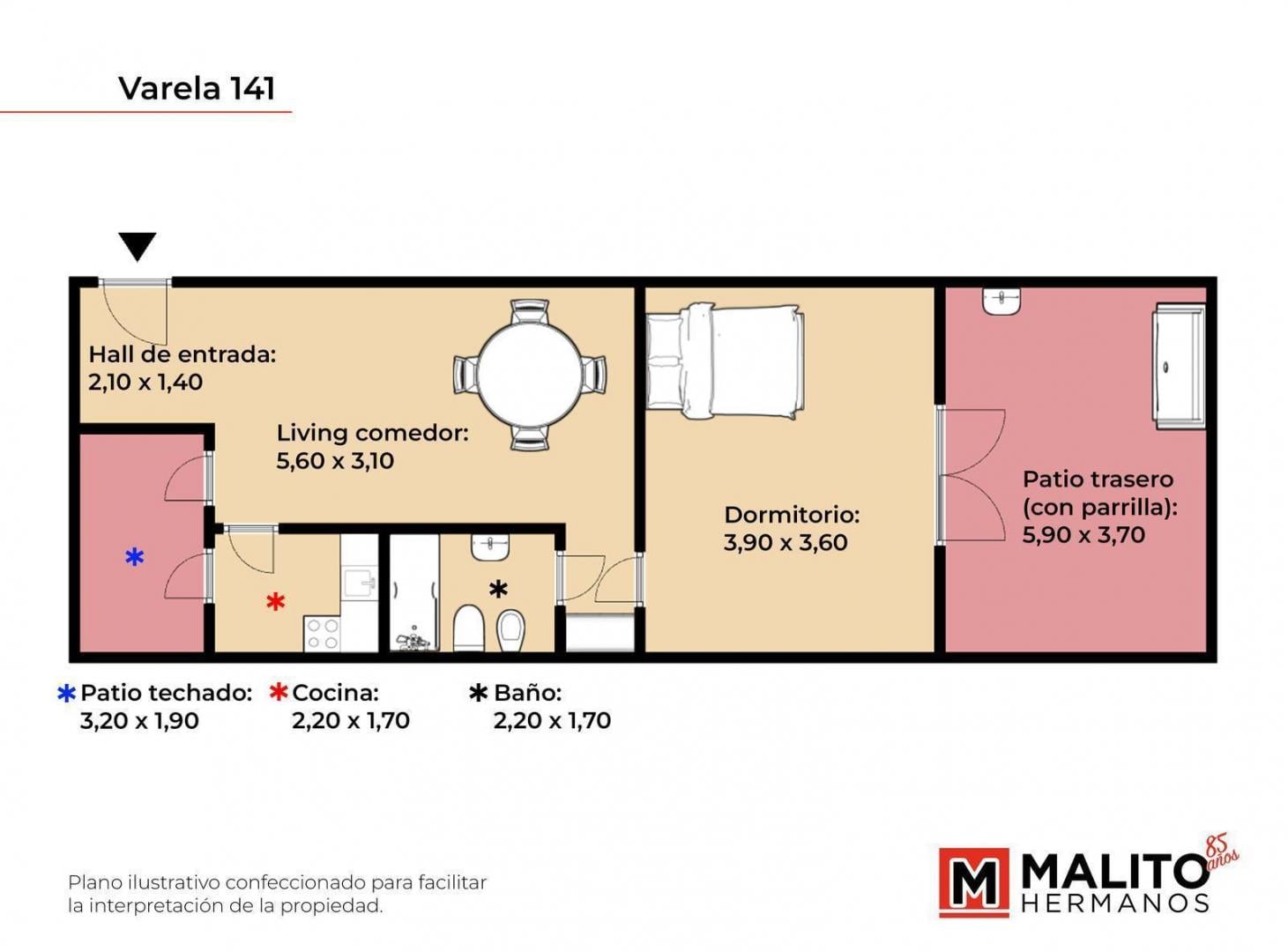 Foto de DEPARTAMENTO CON 2 PATIOS EN FLORES, imagen 1