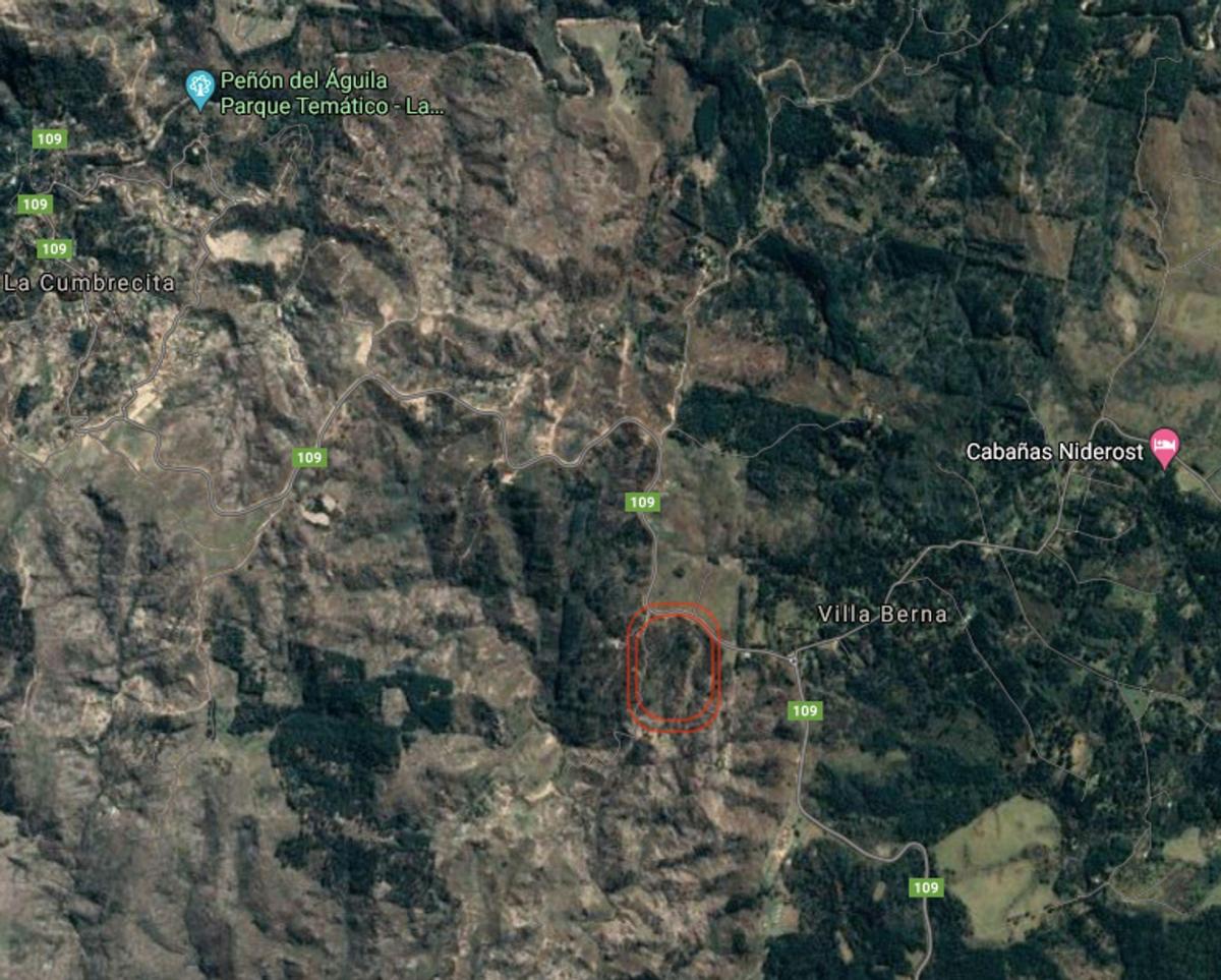 Campo Terreno Sobre Ruta Villa Berna Cumbrecita 1