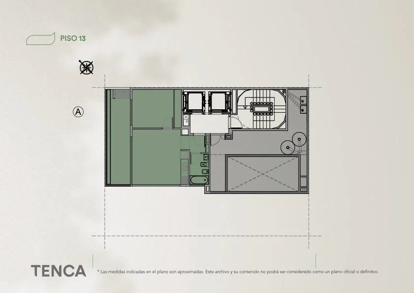 2 Ambientes en Construcción en Palermo Hollywood - Tenca