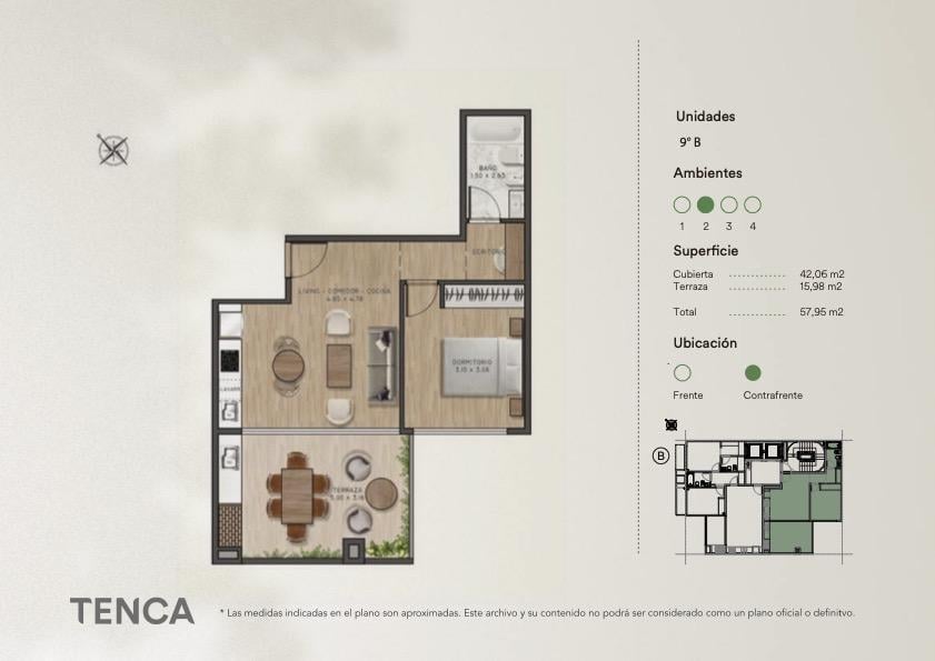 2 AMB en Construcción en Palermo Hollywood - Tenca