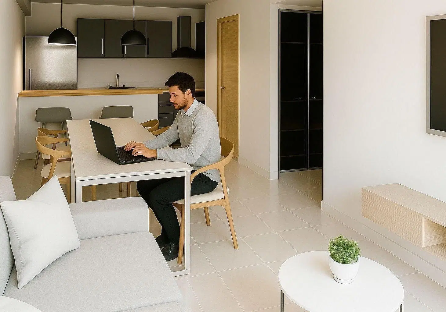 Departamento 3 ambientes en construcción con balcon corrido en venta - Villa Urquiza 4
