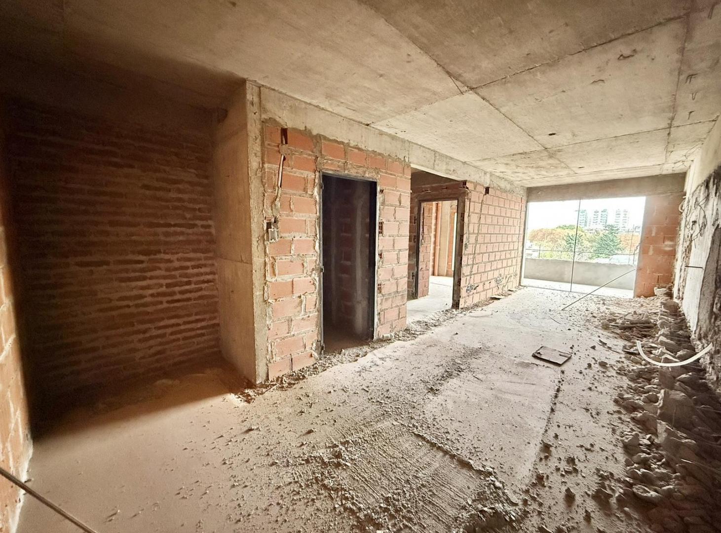 Foto de Departamento 3 ambientes en construcción con balcon corrido en venta, imagen 5