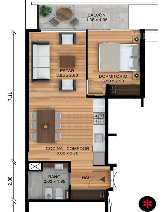 Departamento en Villa Urquiza