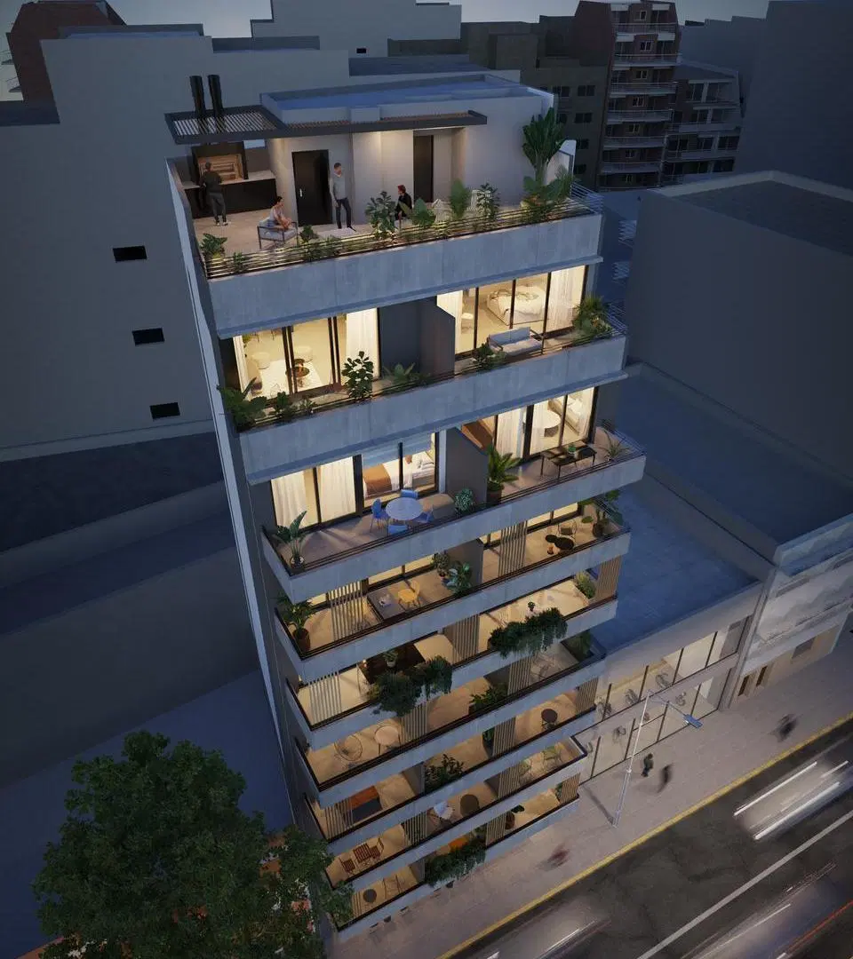 Monoambiente a estrenar con balcon en venta en Villa Gral Mitre 3
