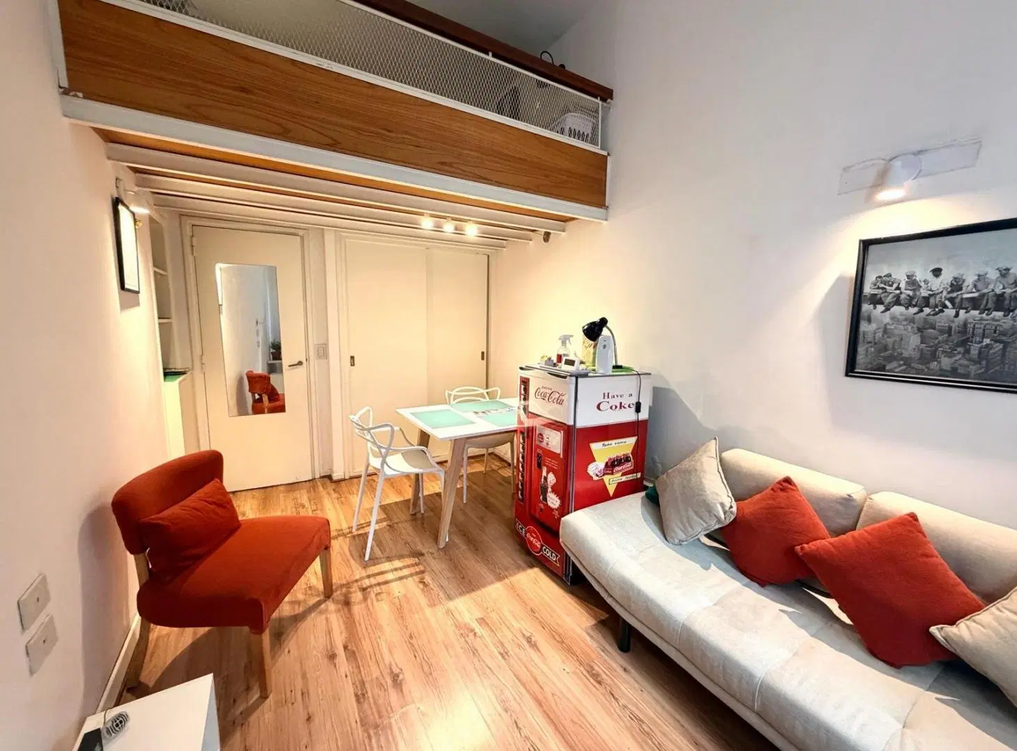 Departamento 1 AMB Entrepiso en Recoleta 3