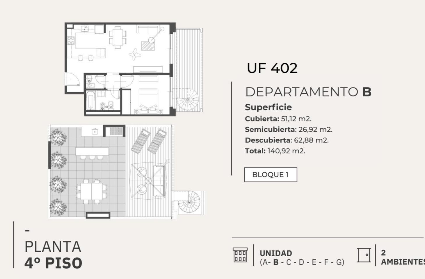 Foto de 2 Ambientes con Terraza a Estrenar en Caballito Norte, imagen 4