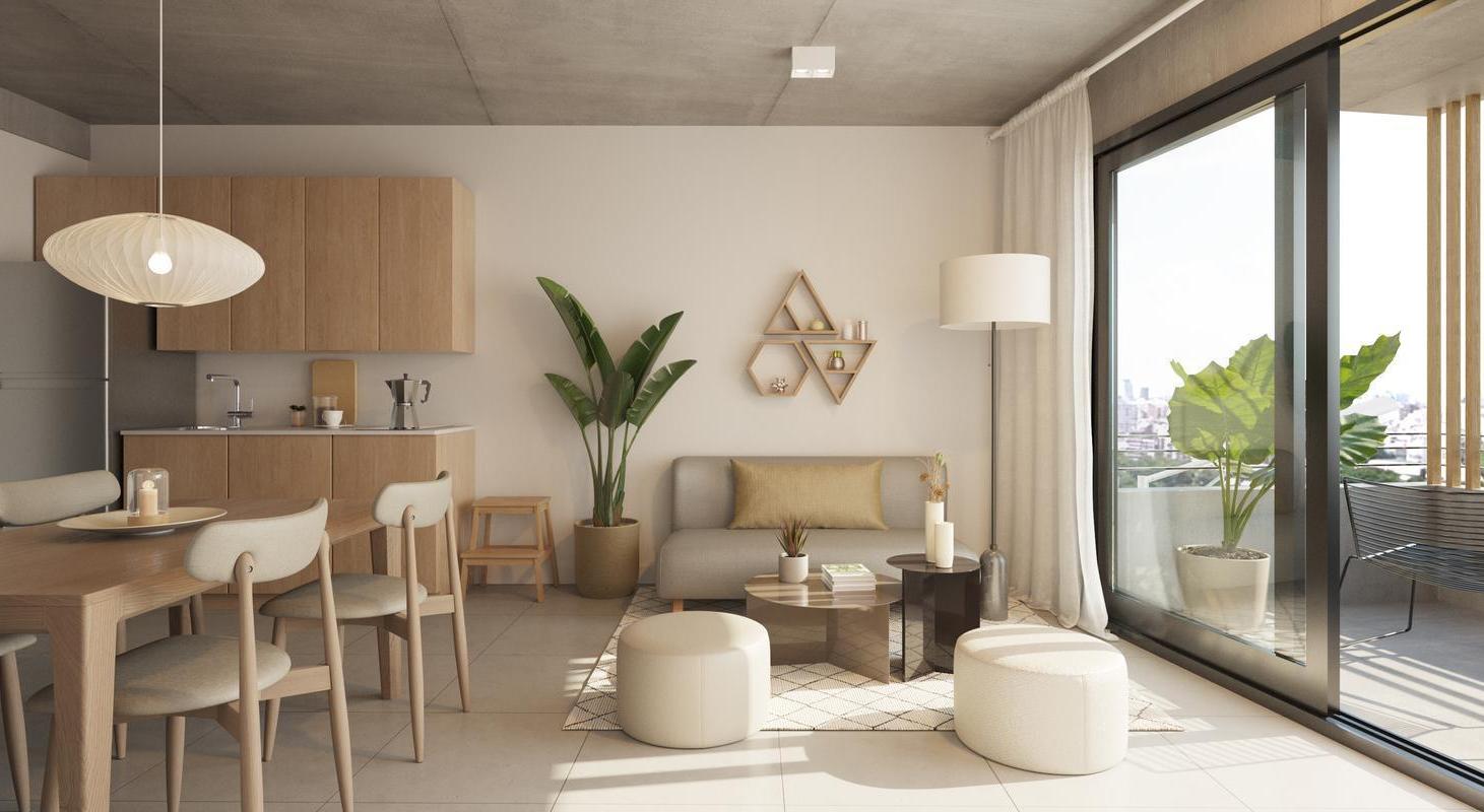 Foto de Departamento a estrenar de 3 ambientes con balcon en venta - Villa Gral, imagen 1
