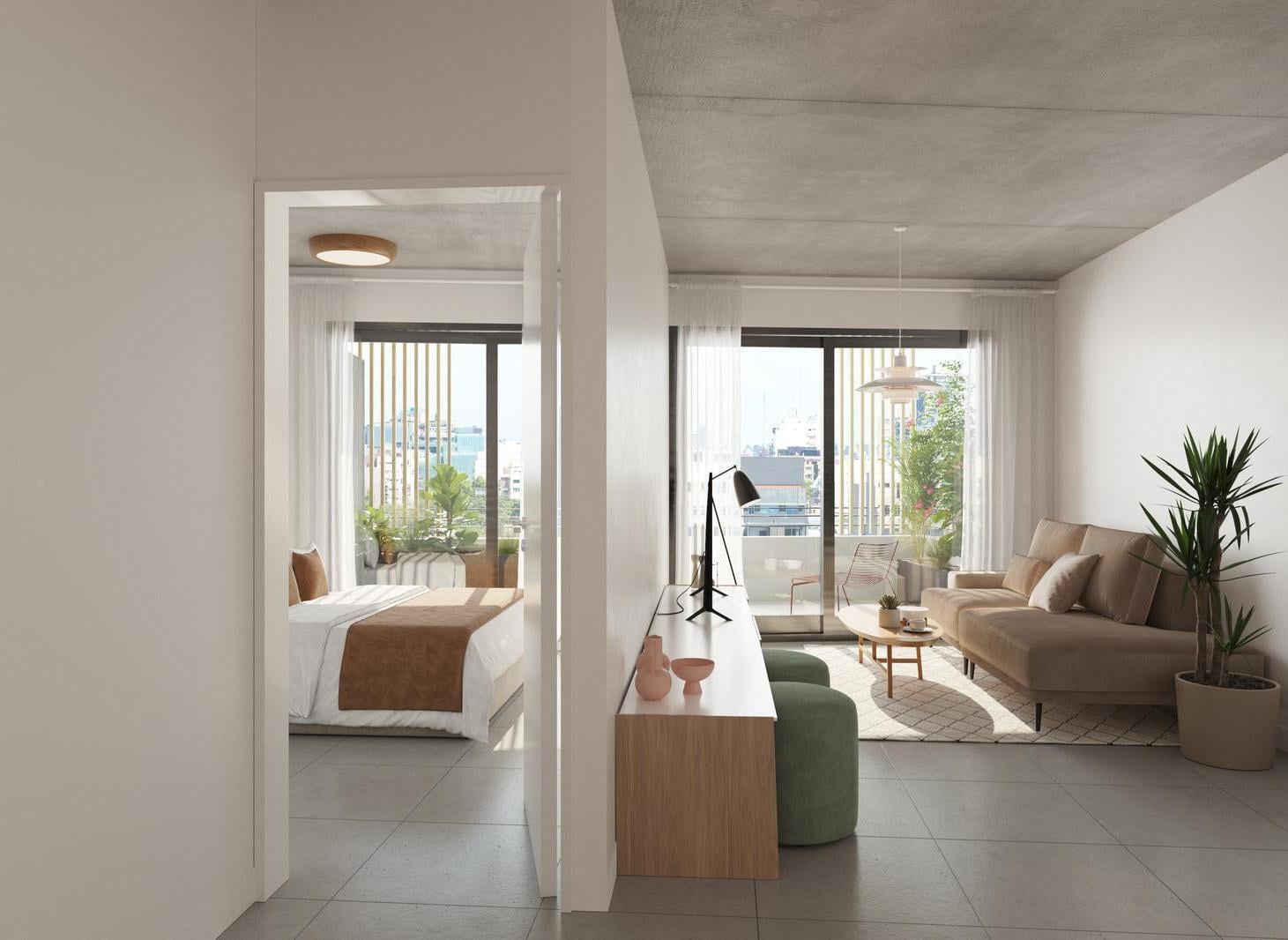 Foto de Departamento 2 ambientes con balcón en construcción - Caballito Norte, imagen 4