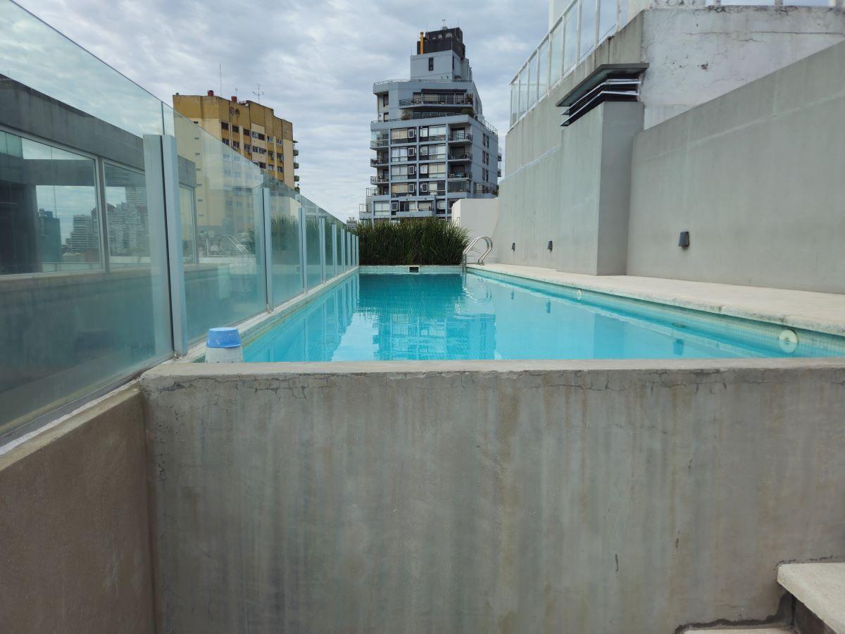 Departamento de 2 ambientes, piscina, parrilla, cochera fija