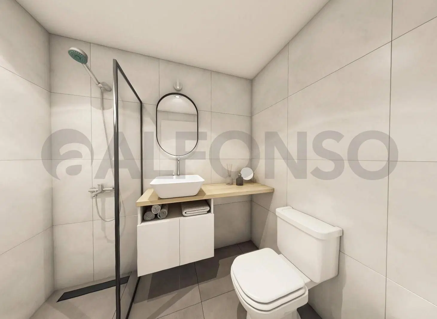 MONOAMB EN 8vo PISO EN PALERMO - OBRA AVANZADA 3