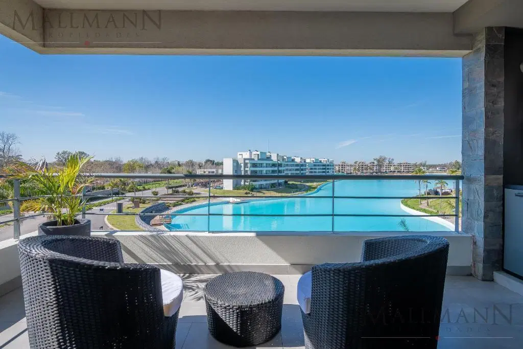 Alquiler Departamento 3 Amb Amoblado en Lagoon Pilar 2
