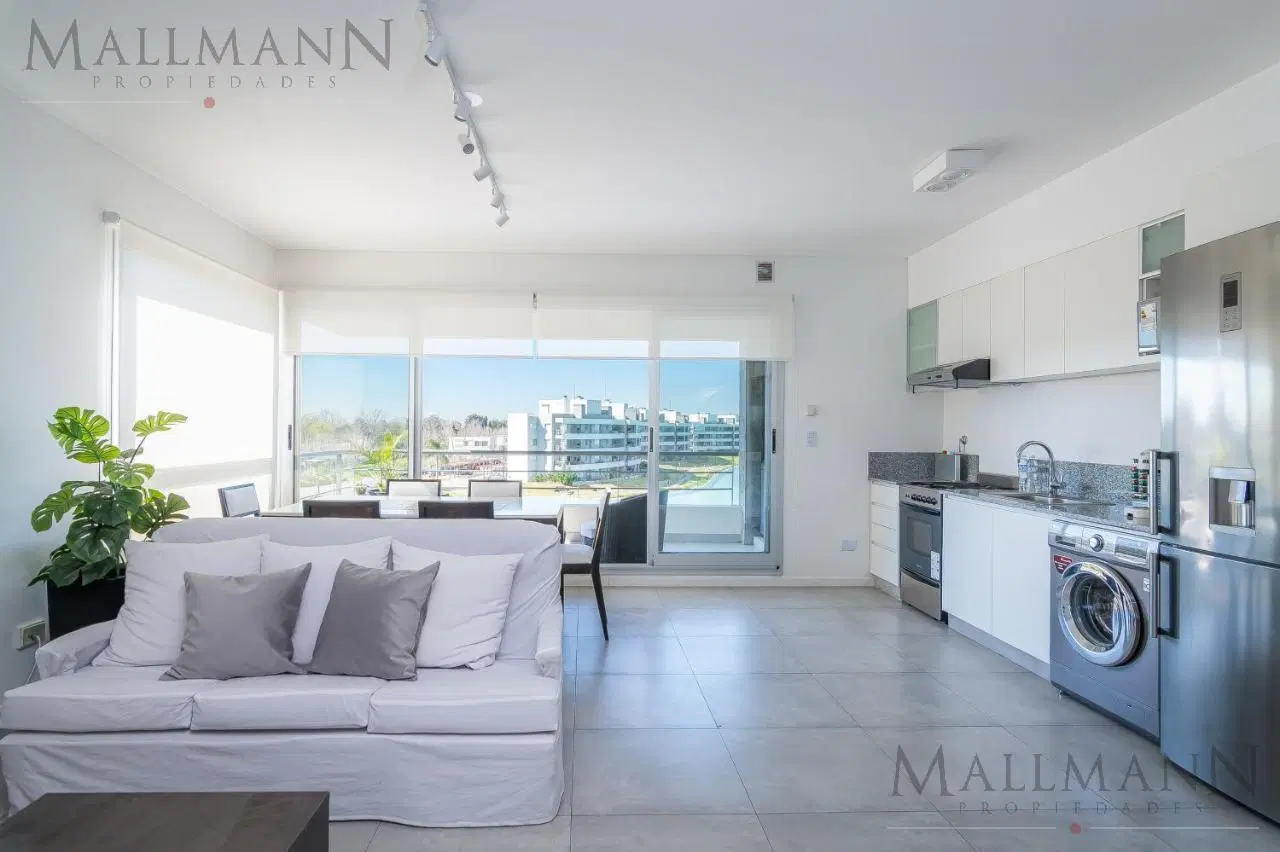 Alquiler Departamento 3 Amb Amoblado en Lagoon Pilar 3