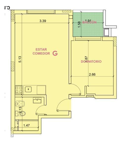 Foto de Venta depto de 1 dormitorio - Zona Centro, imagen 5