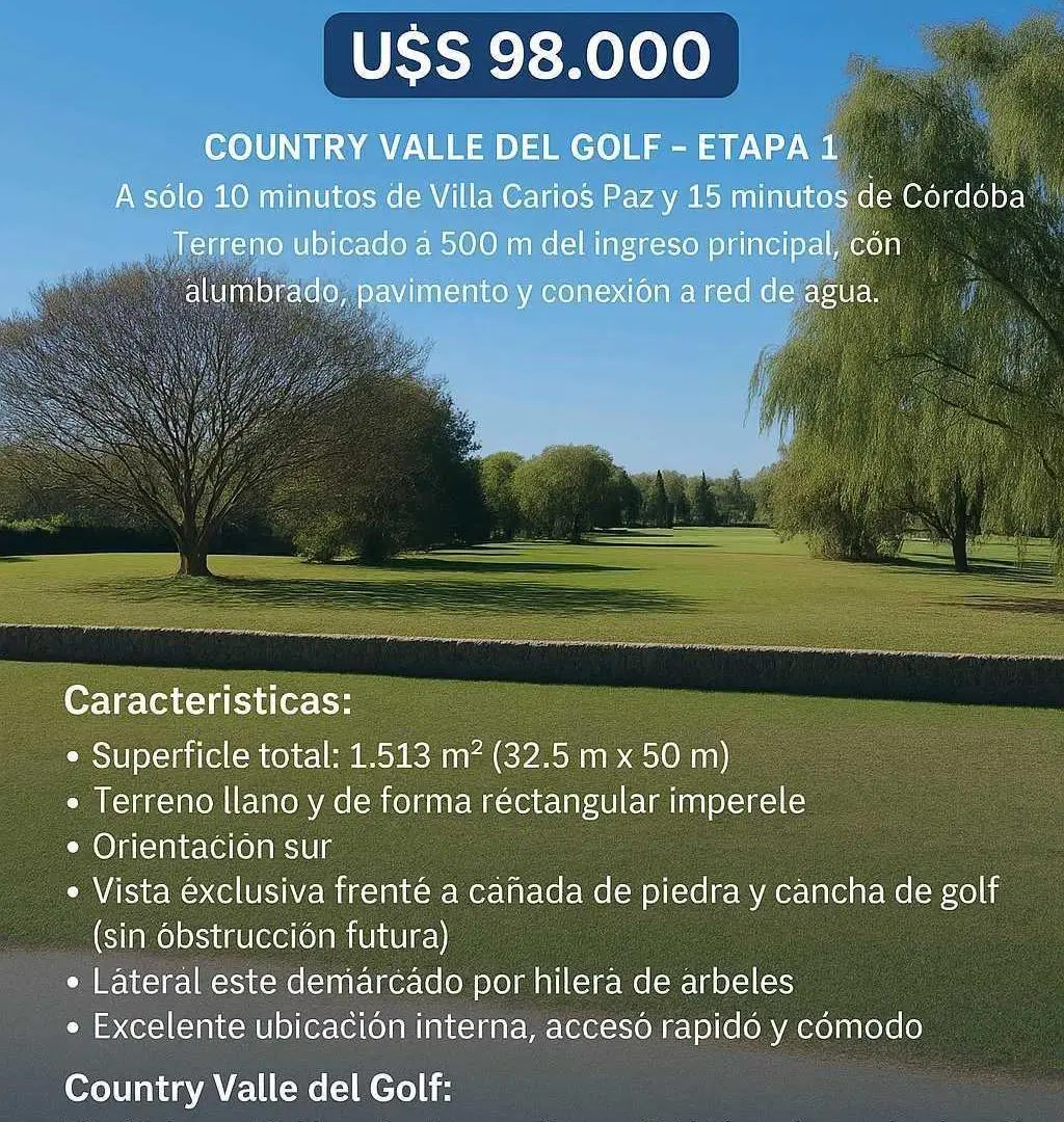 🏌️‍♂️ TERRENO EN VALLE DEL GOLF – MALAGUEÑO BARRIO PRIVADO 3