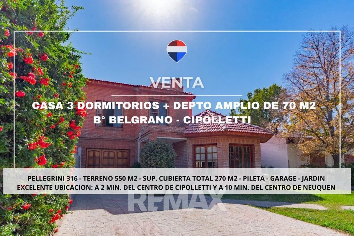 VENTA CASA + DEPTO - B° BELGRANO - CIPOLLETTI 2