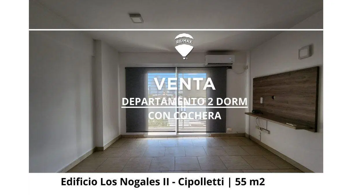 VENTA DEPARTAMENTO  CON COCHERA CIPOLLETTI 2