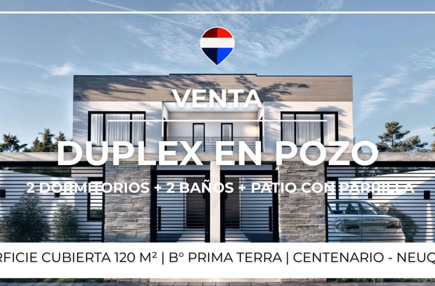 VENTA DUPLEX EN POZO 2 DORM. - B° PRIMATERRA