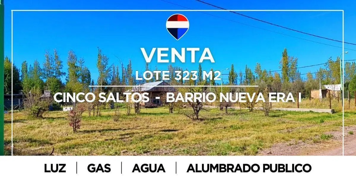 Venta Lote Nueva Era I Cinco Saltos 2