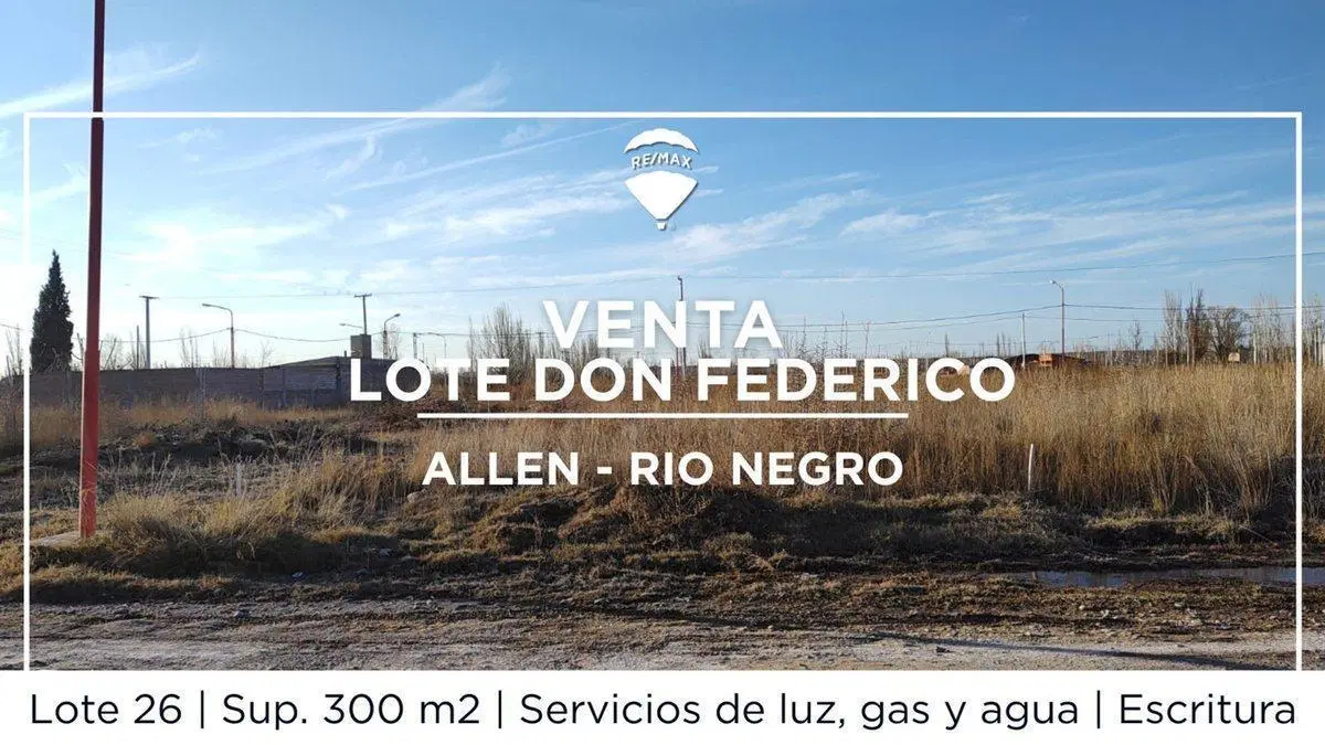 VENTA TERRENO ALLEN 2