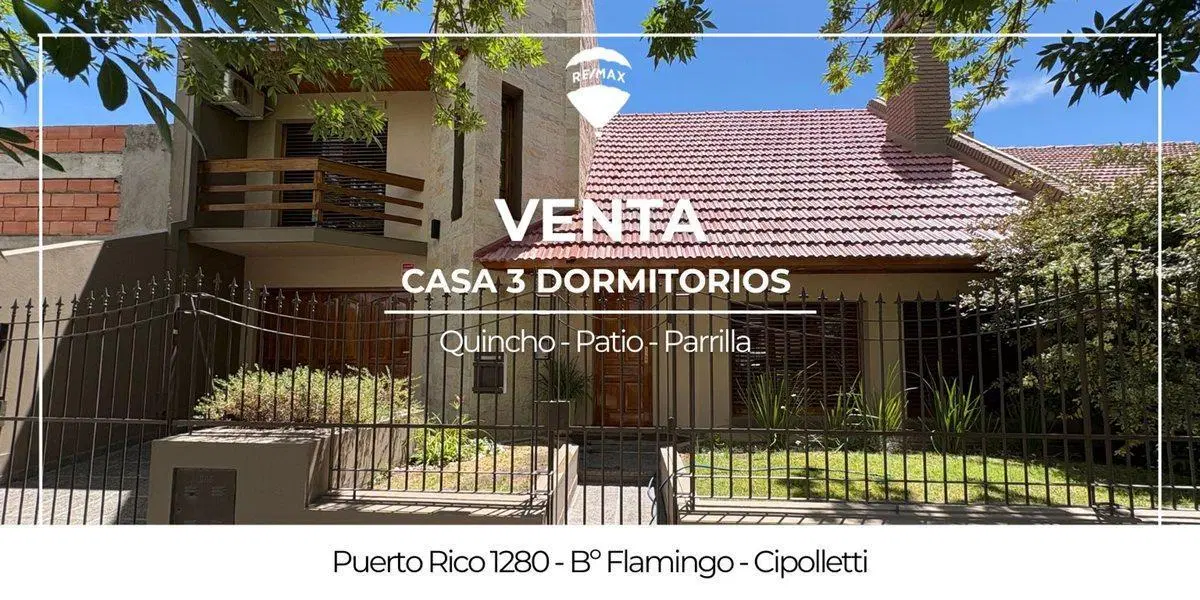 Casa en Venta 3 dormitorios Bº Flamingo Cipolletti 2