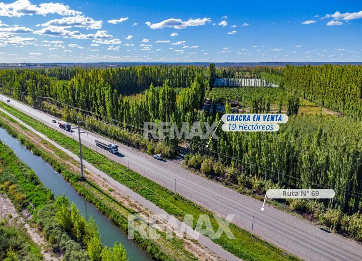 VENTA CHACRA 19 HECT FRENTE RUTA VILLA MANZANO 2