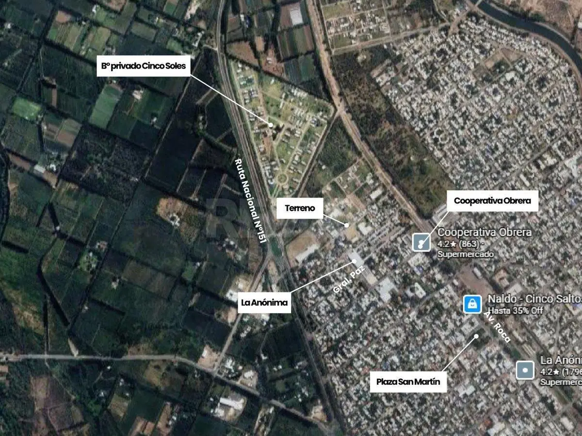 VENTA TERRENO CINCO SALTOS 5
