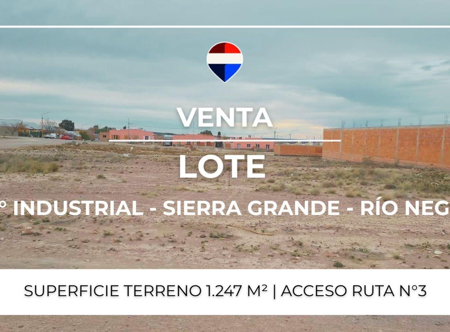 VENTA LOTE BARRIO INDUSTRIAL SIERRA GRANDE