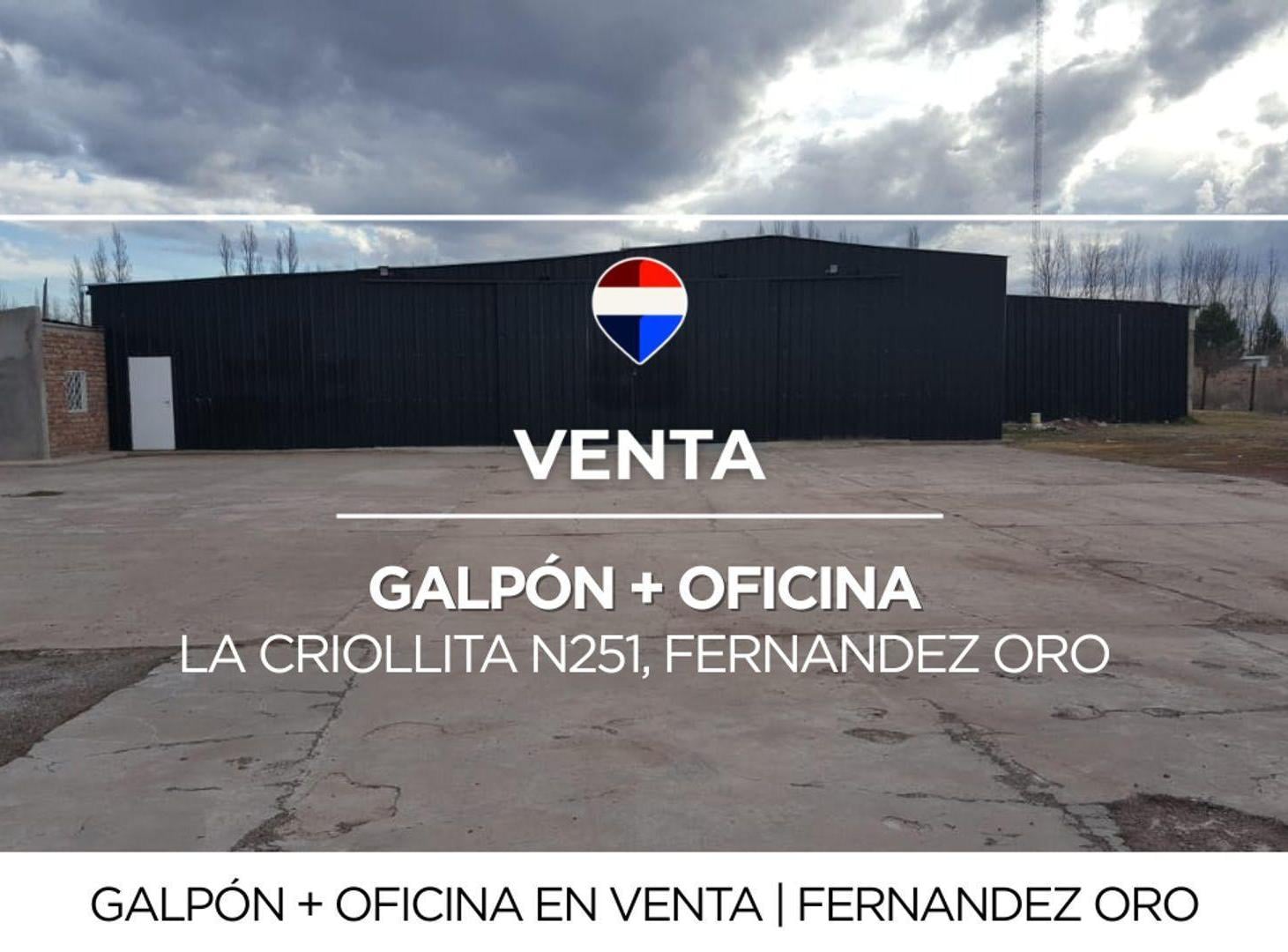 Venta Galpón y Oficina en Fernandez Oro