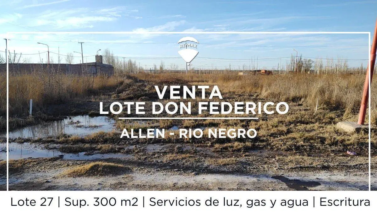 TERRENO VENTA ALLEN 3