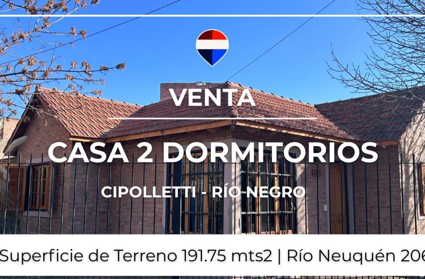 Foto de VENTA CASA 2 DORM. - RÍO NEUQUEN 206 - CIPOLLETTI, imagen 1