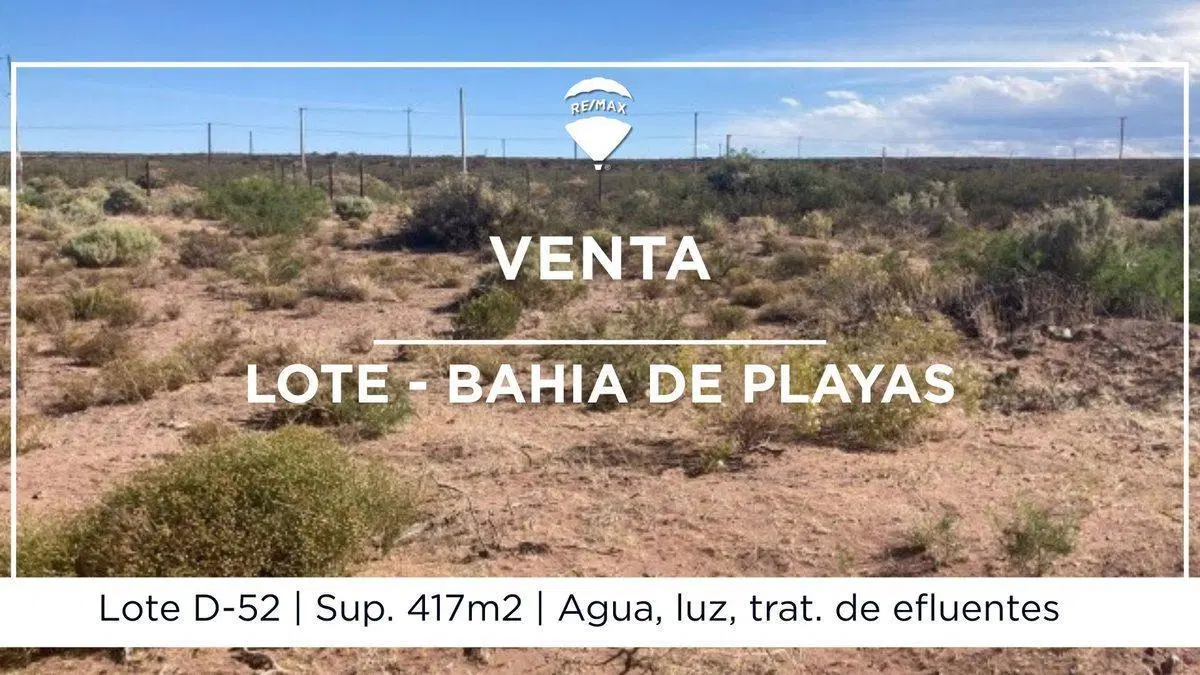 VENTA LOTE BAHIA DE PLAYAS 2