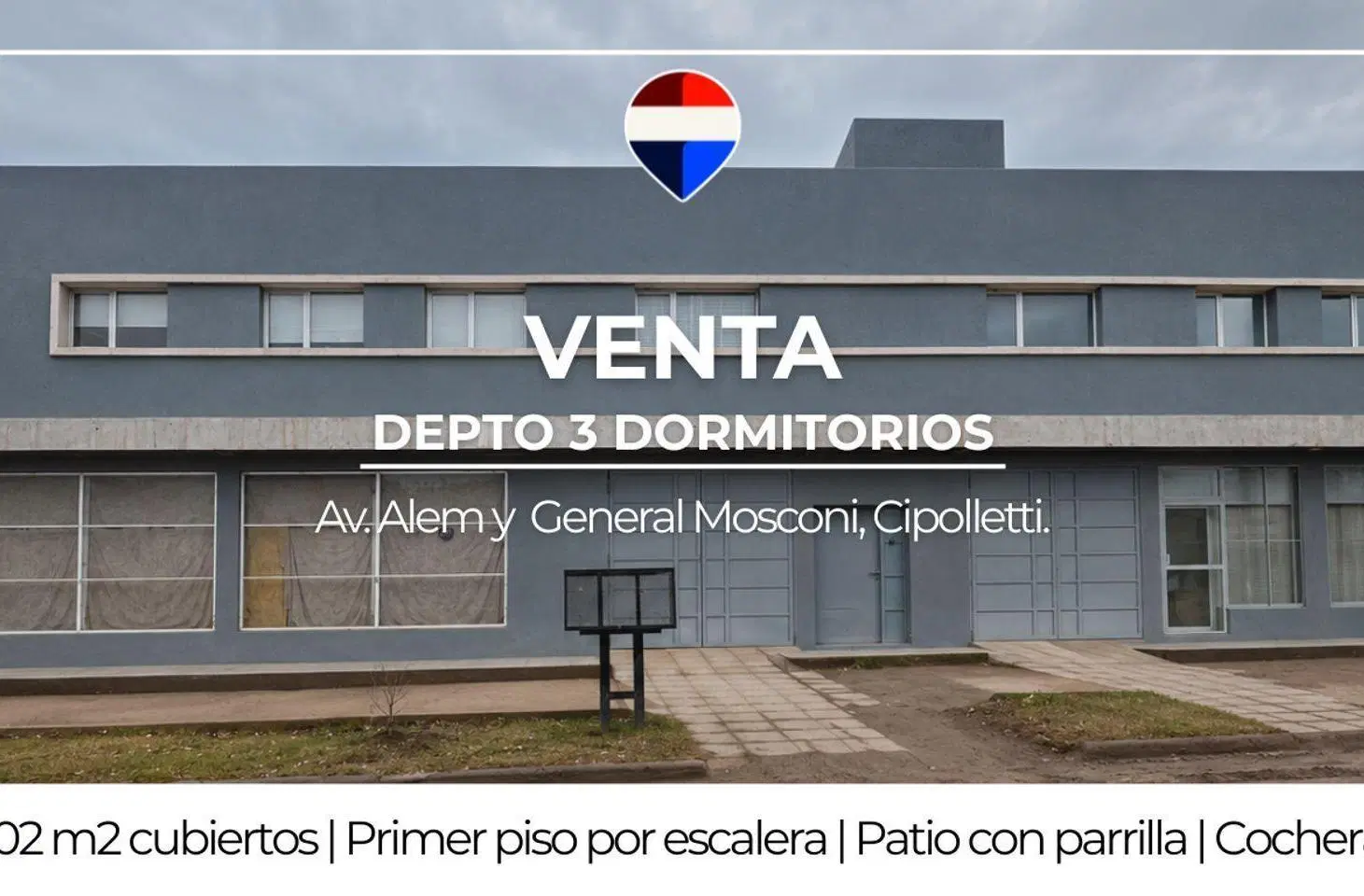 Venta Departamento  con cochera Cipolletti 3