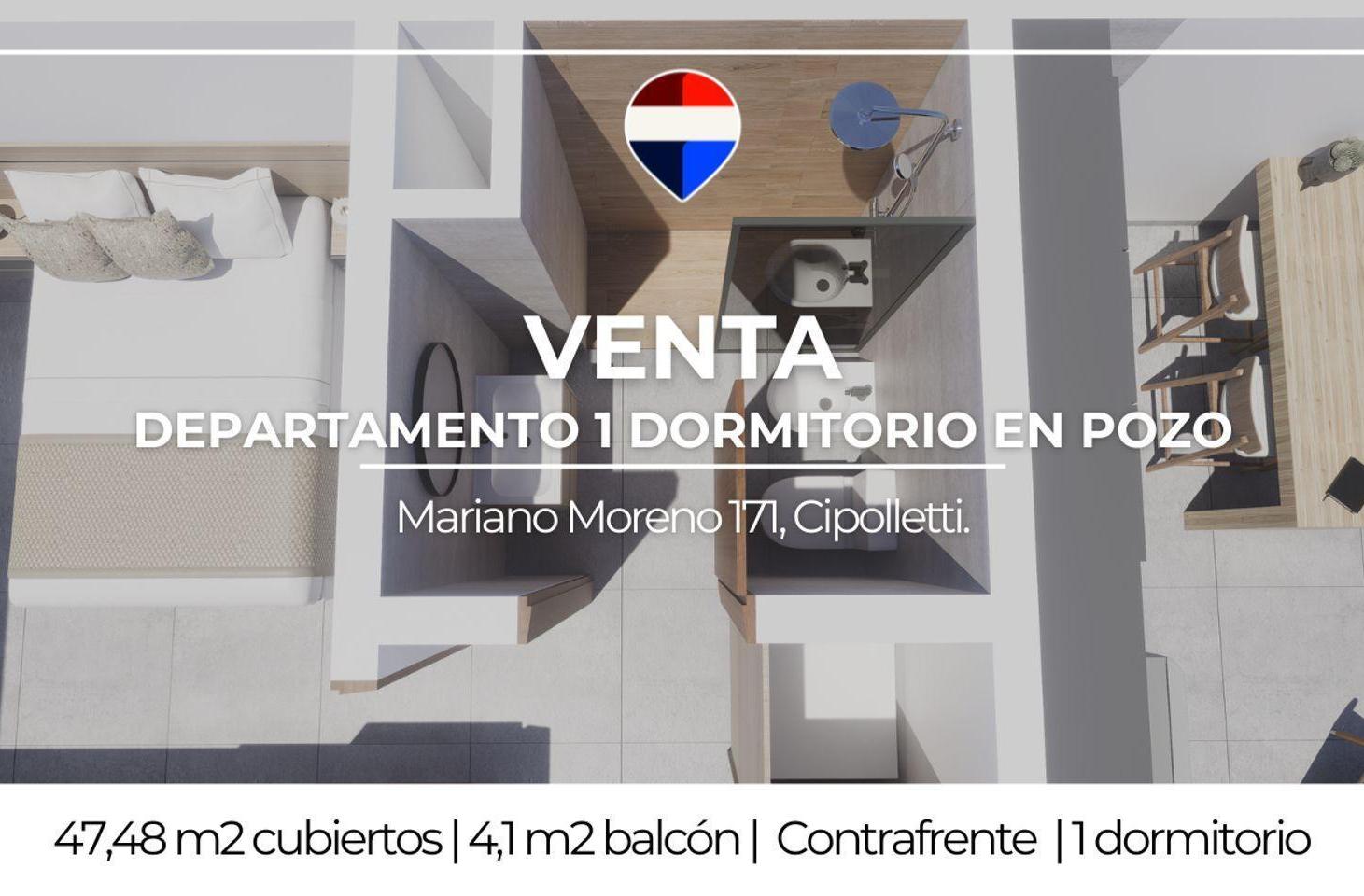 Foto de DEPARTAMENTO EN POZO 1 DORMITORIO EN VENTA, imagen 3