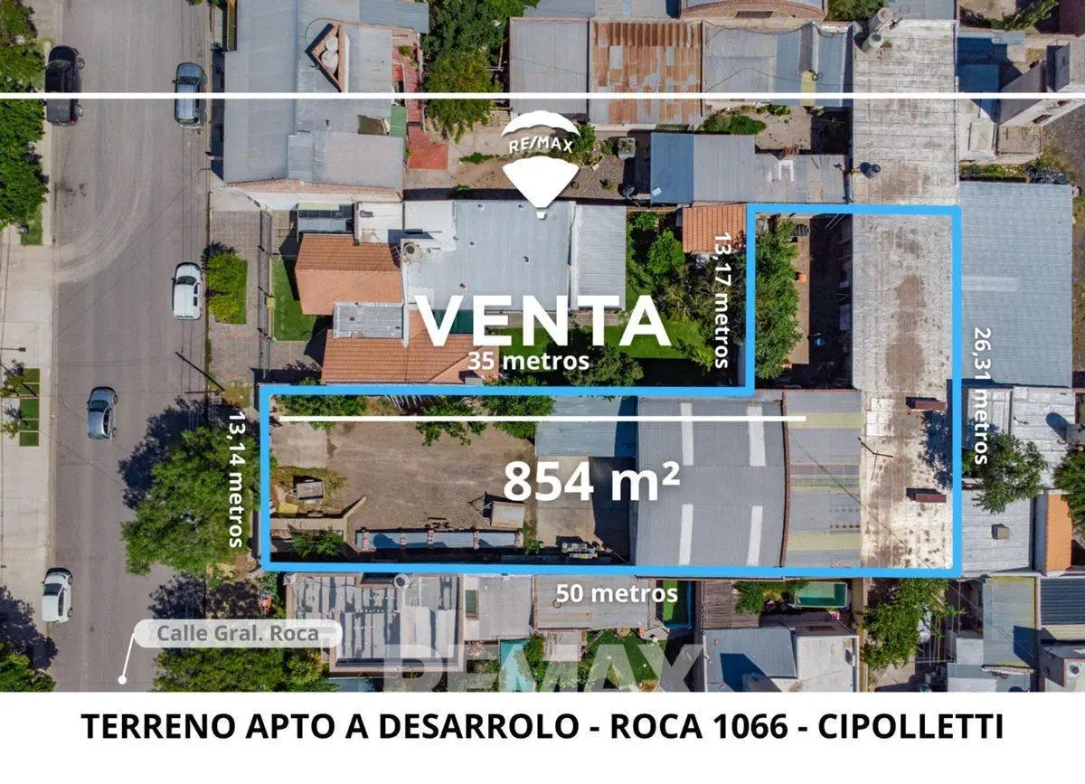 VENTA TERRENO APTO DESARROLLO C/GALPON CIPOLLETTI 2