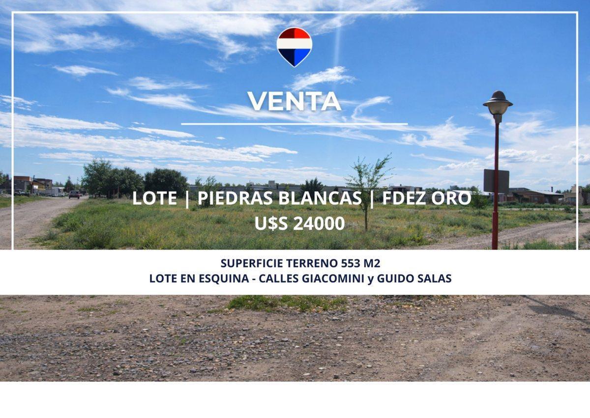 Foto de VENTA LOTE EN PIEDRAS BLANCAS - FERNANDEZ ORO, imagen 1