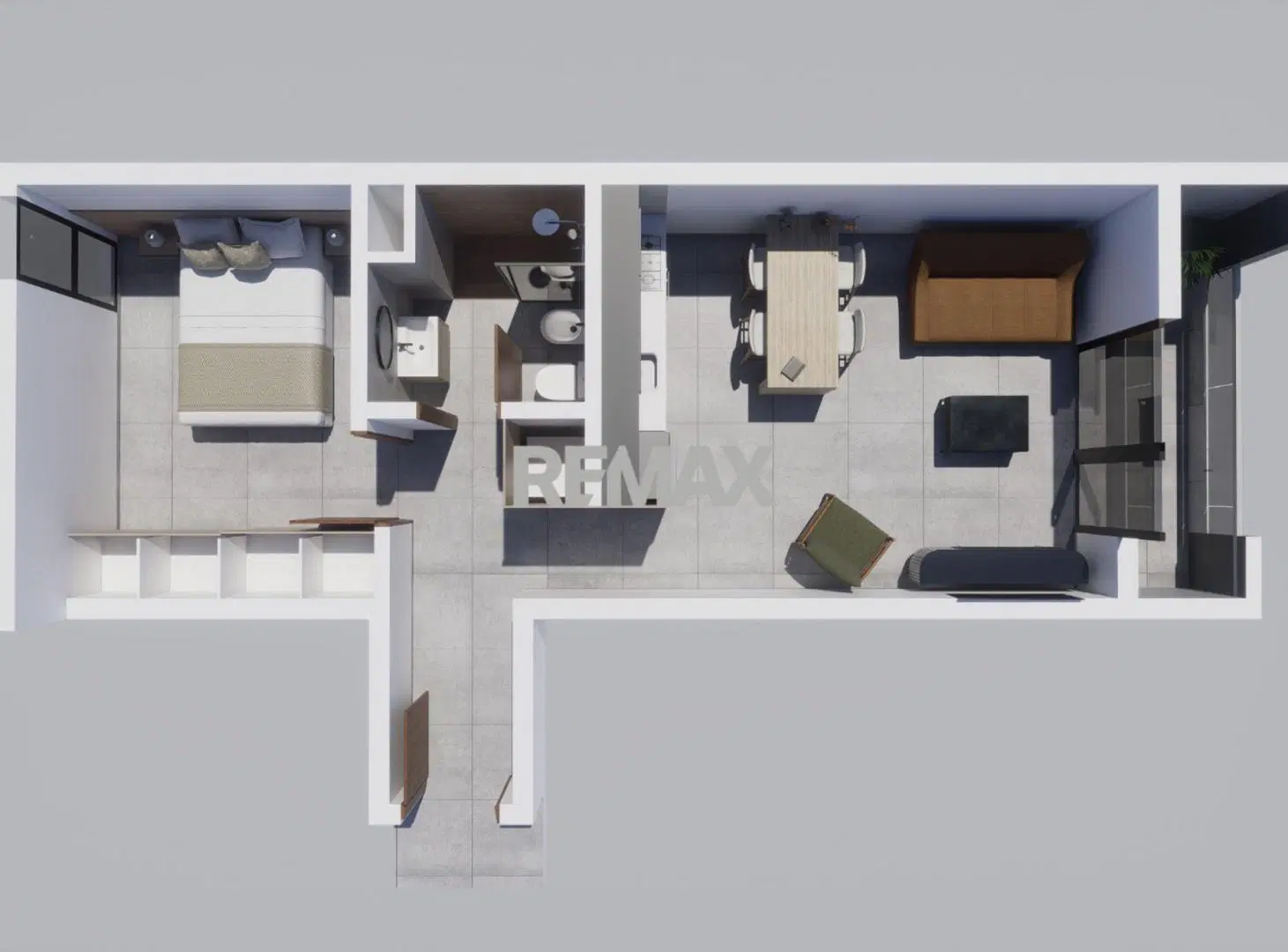 DEPTO 1 DORMITORIO EN POZO- CIPOLLETTI 8