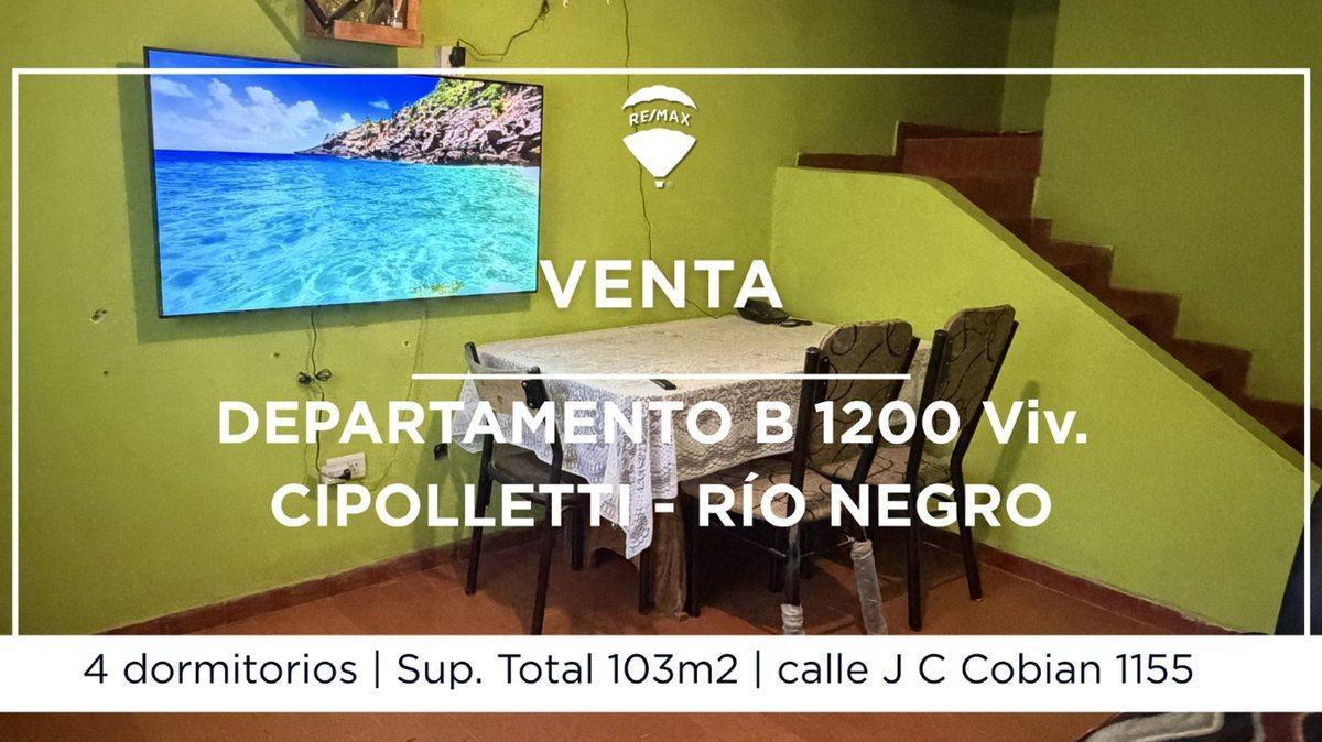Foto de VENTA DPTO 4 DORMITORIOS APTO CREDITO CIPOLLETTI, imagen 2